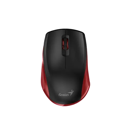 [31030024401] mouse genius nx-8006s/ 1200dpi/ 3 botones/ inalambrico/ 2.4 ghz/ usb-a/ rojo