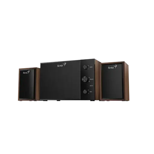 [31730037403] Cornetas SUBWOOFER GENIUS SW-2.1 350 / 15W / 3.5MM Negro