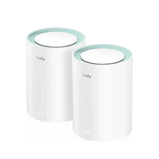 [M1500(2-Pack)] Sistema CUDY Wi-Fi 6 en malla Gigabit AX1500