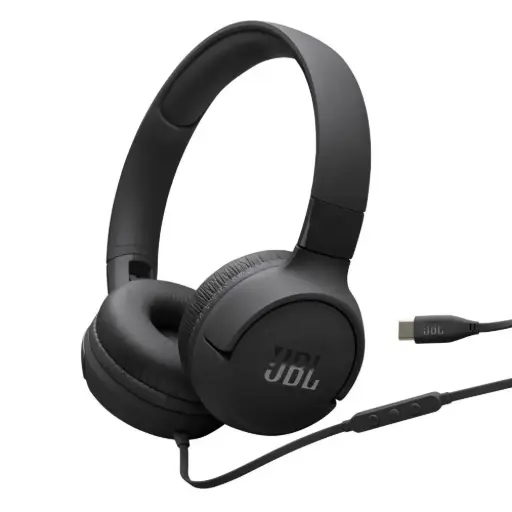 [050036412308] Audifonos JBL Tune 520C Negros Cable USB-C